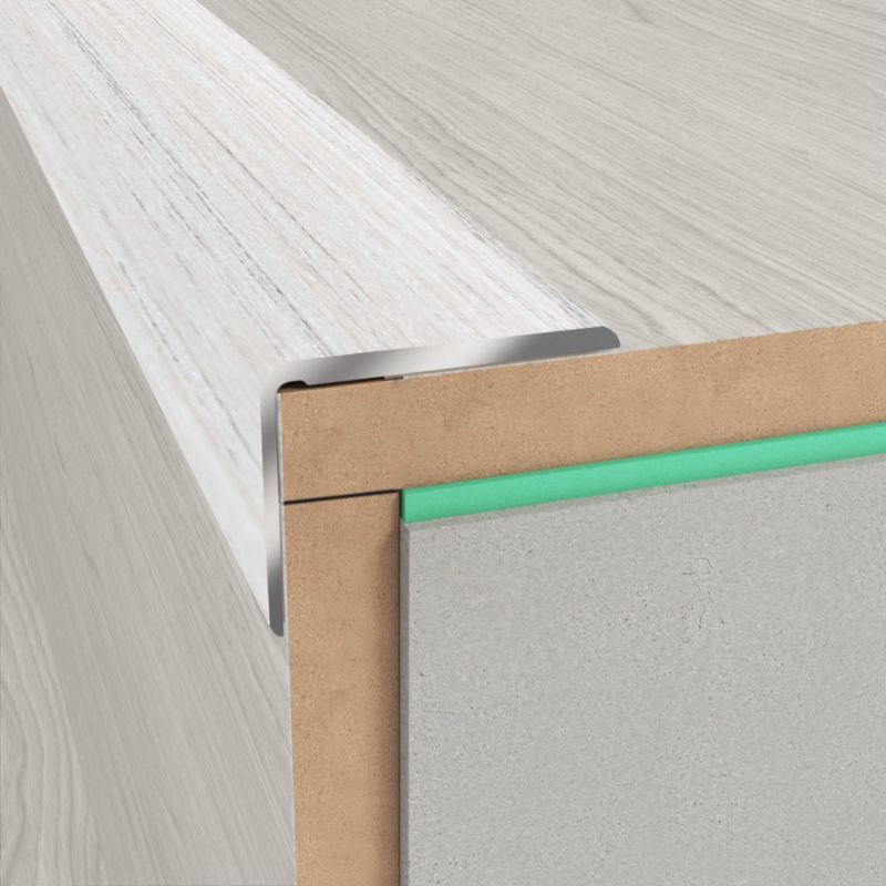 Aluminium Trappetrinprofil 25 x 1200 mm Eg Canberra Grå