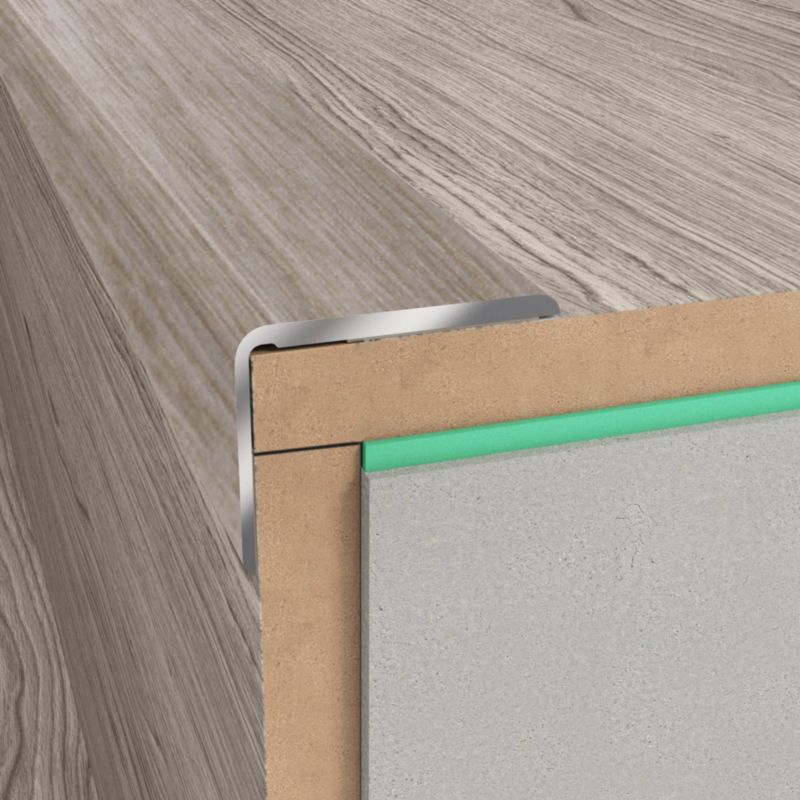 Aluminium Trappeprofil 25 x 1200 mm Eg Lysebeige Mat