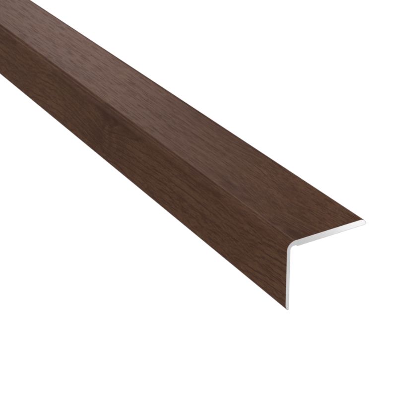 Aluminium Trappeprofil 25 x 1200 mm Egetræsmønster Selvklæbende