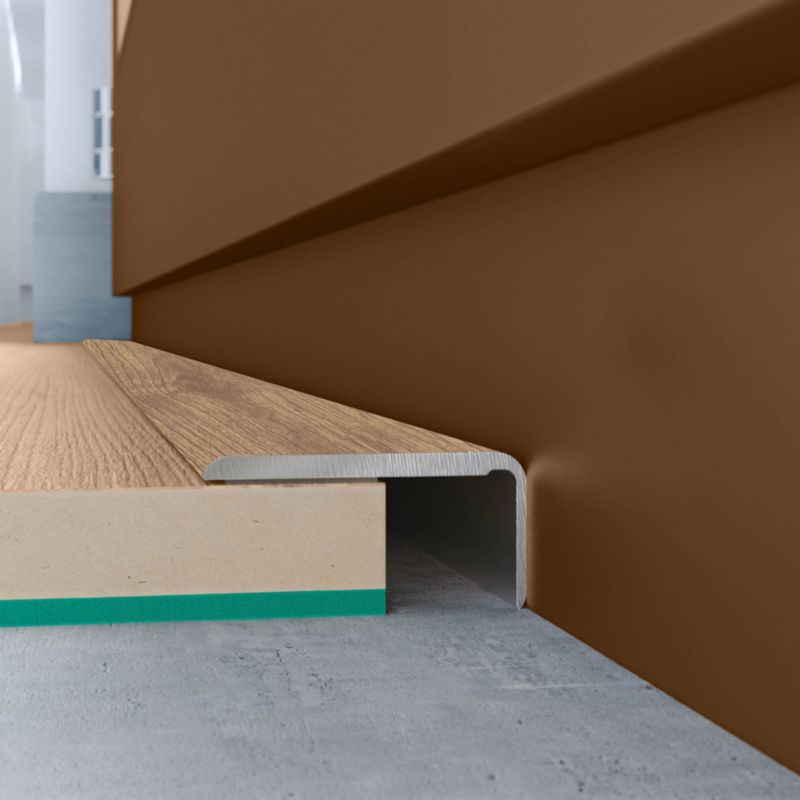Aluminiumsprofil Afslutningsliste 25 x 120 cm Eg Santana Mat