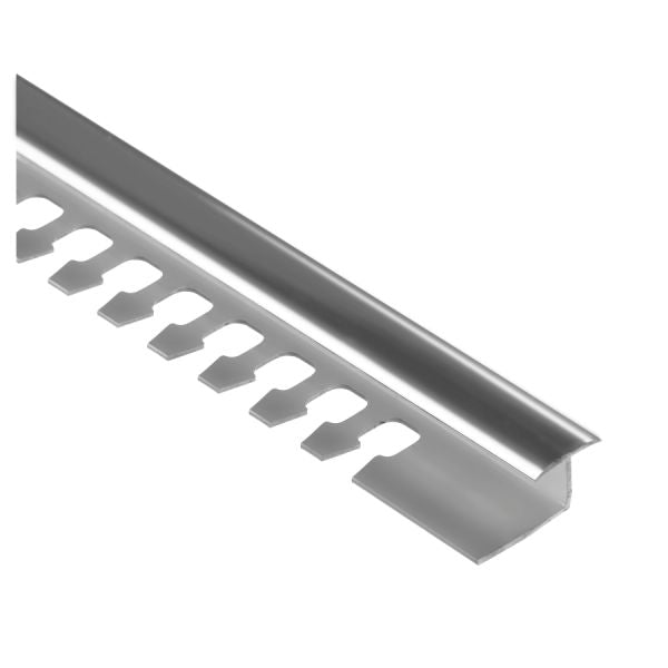 Alu Dilatationsprofil til Buer 250 cm Sølv El-Poleret 14x10 mm