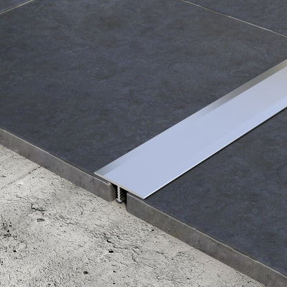 Aluminiumsprofilsamling 18 mm Sølvpoleret 2,5 m
