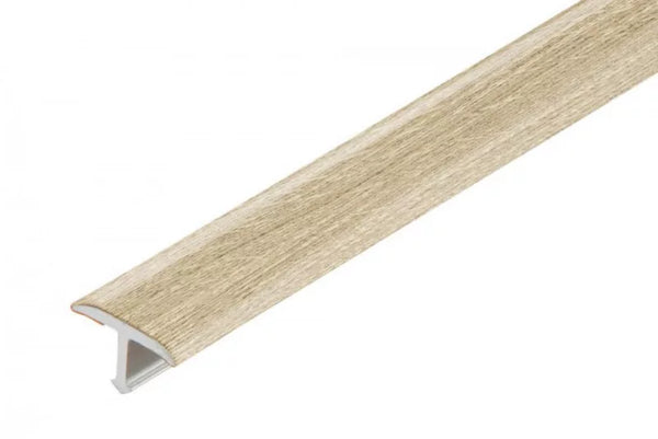 Profil Fugowy Łączący Dąb Jasny 14 mm 2,5 m Aluminium 1 stk.