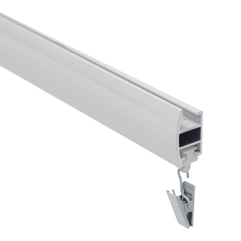 GoodHome Trikala flad profil hvid 240 cm