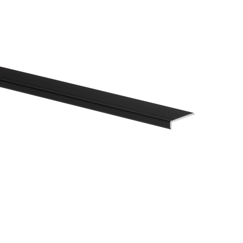 Aluminium Hjørneprofil Sort Mat 200 cm 1,5 mm
