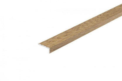 Aluminiums Trappeprofil 25x10 mm 135 cm Eg Effekt Brun Selvklæbende
