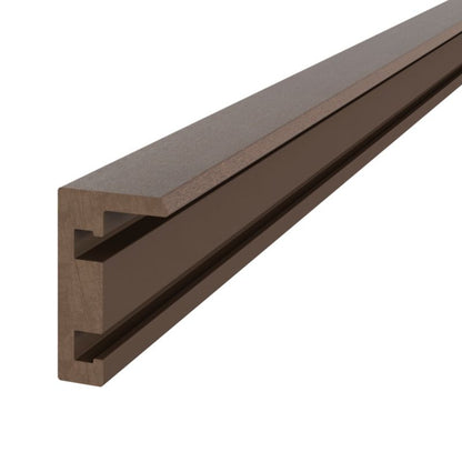 Afslutningsprofil 2,2 m brun