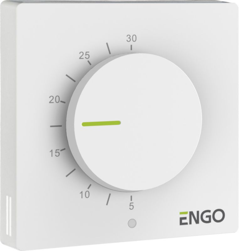 Døgntermostat ESIMPLE230W Hvid