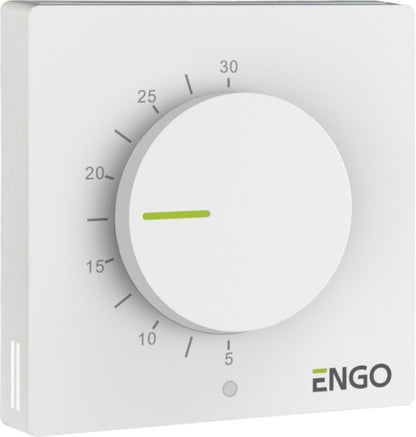 Døgntermostat ESIMPLE230W Hvid