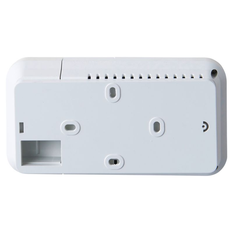 Ugetermostat LCD med Ledning 115x92 mm Hvid