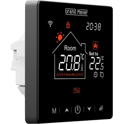 Wi-Fi Termostat SN-20 86x86 mm Sort