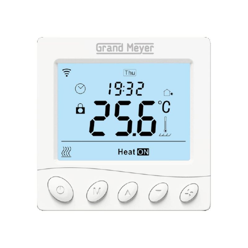 Termostat til Gulvvarme W350 Wi-Fi 16A Hvid