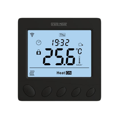 Wi-Fi Termostat W390 16A 86x86 mm Sort