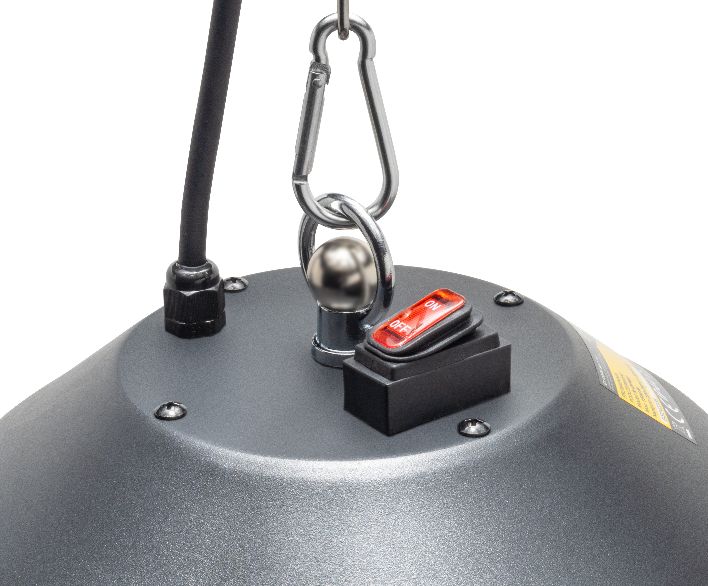 Terrassevarmer K-OPGS 1500W IP44 Sort