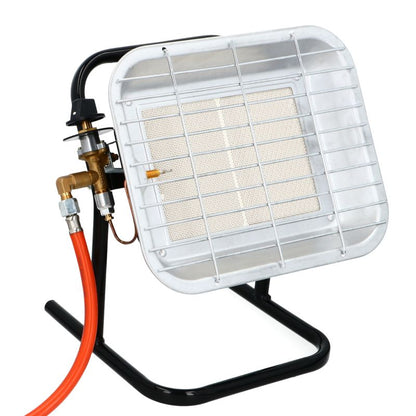 Keramisk Gasvarmer 4600W på Stativ med Reduktor ROH-46