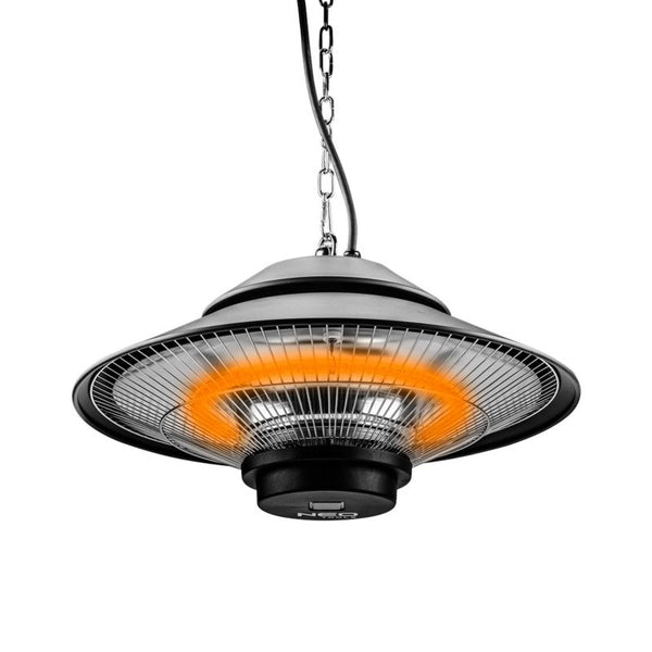 Terrassevarmer Loftmodel 1500W IP44 med Fjernbetjening 90-034