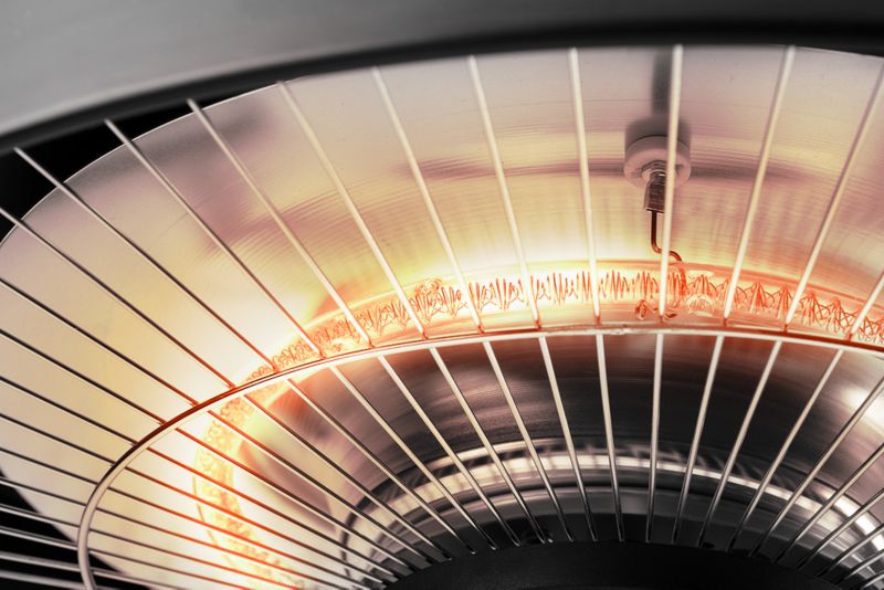 Loftvarmer 1500W Halogen Aluminium IP44 90-037