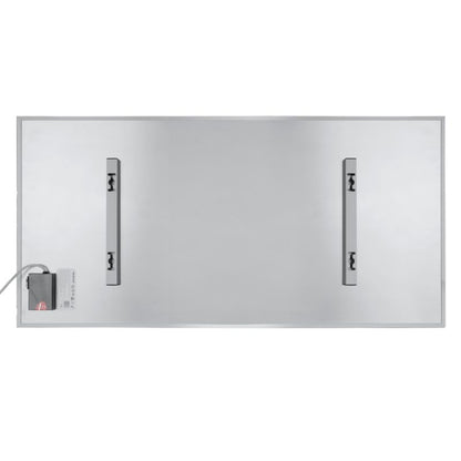 Infrarødt Glaspanel 100x60 cm 650W WiFi Hvid