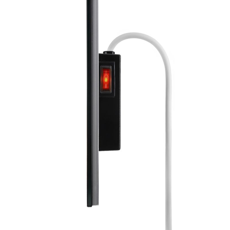 Infrarødt Glaspanel EGPS-650C 100x60 cm 650W Sort WIFI | 5905669010528