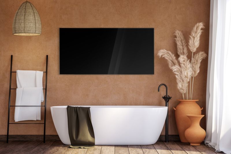 Infrarødt Glaspanel EGPS-650C 100x60 cm 650W Sort WIFI | 5905669010528