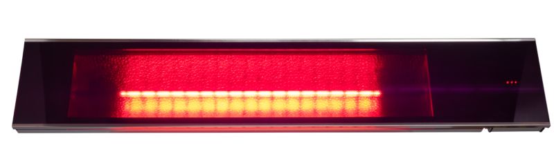 Kaltmann K-OP18A infrarød varmeovn 1800W halogen IP65 med fjernbetjening, 1 stk.