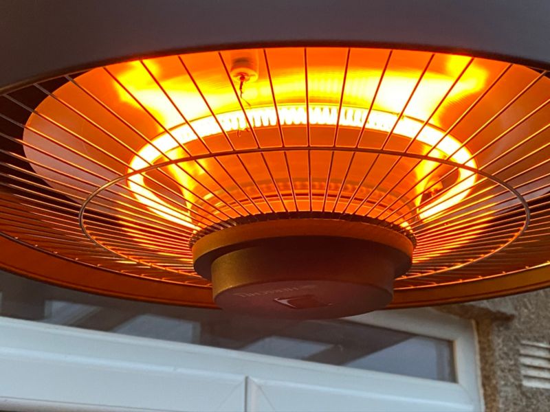 Infrarød Terrassevarmer K-OPDS 2000W Sort