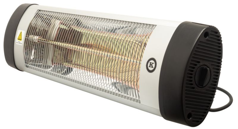 Kaltmann K-OPG 2000W infrarød terrassevarmer IP24 til opvarmning op til 20 m², 1 stk.
