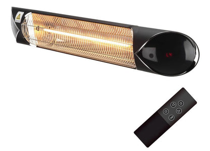 Kaltmann K-OPS 2000W infrarød varmer med kulfiber, IP55, fjernbetjening, 1 stk.
