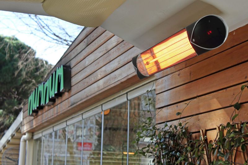 Kaltmann K-OPS 2000W infrarød varmer med kulfiber, IP55, fjernbetjening, 1 stk.