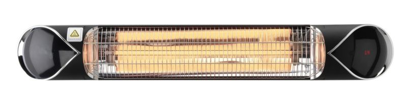Kaltmann K-OPS 2000W infrarød varmer med kulfiber, IP55, fjernbetjening, 1 stk.