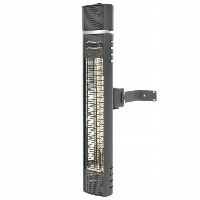 Terrassevarmer ROMA BLACK 2000W Sort IP55