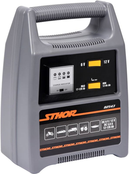 Sthors batterioplader 6/12 V 8 A 120 Ah