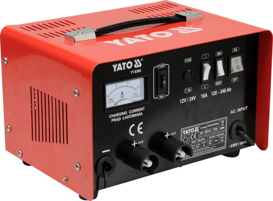 Yato batterioplader 12/24 V 16 A