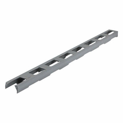 Afretningsskinne 15x2000 mm Plast Grå | 5906725226839