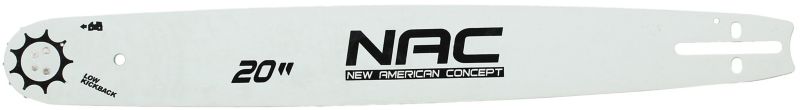 NAC 20 føringsskinne 0,325 x 1,5 50 cm