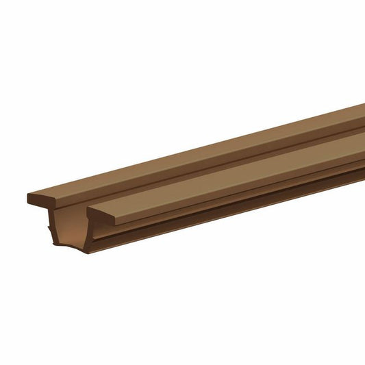 Plastikskinne til Valcomp skabe 2500 mm brun