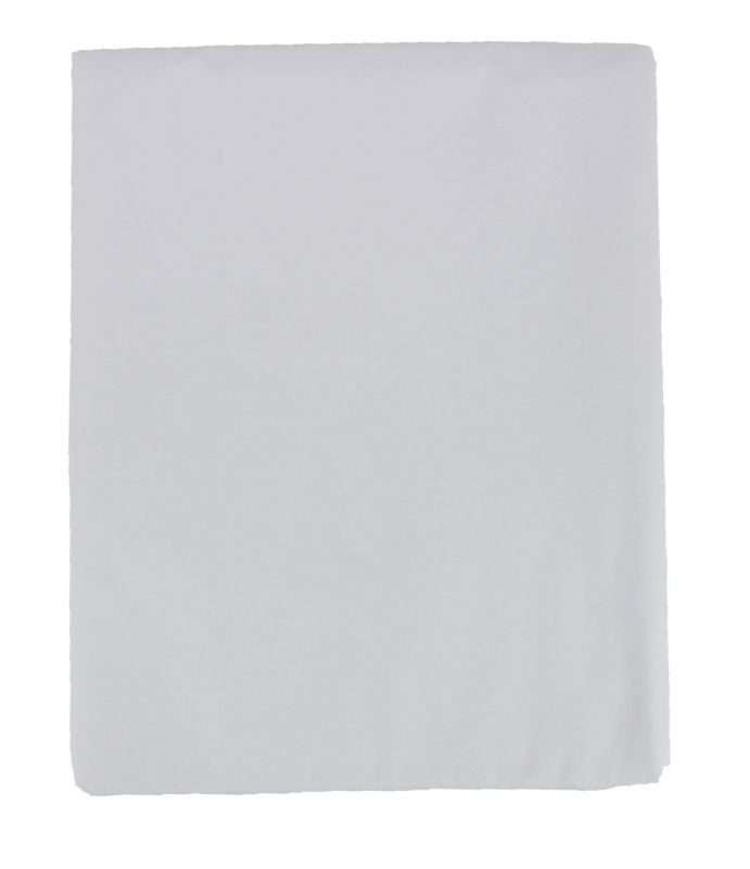 Traditionelt hotel lagen Kam-Pol glat 200x200 hvid 1 stk.