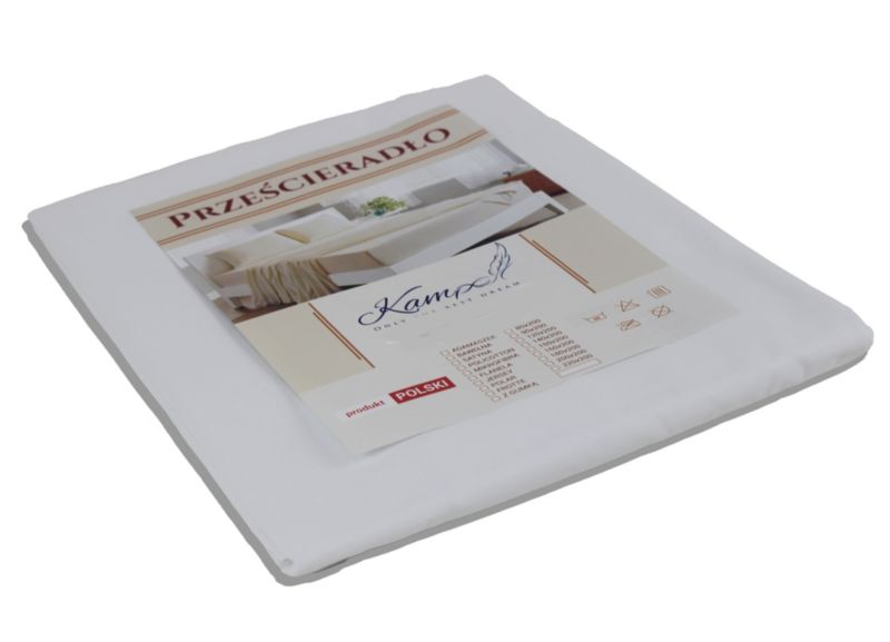 Traditionelt hotel lagen Kam-Pol glat 90x300 hvid 1 stk.