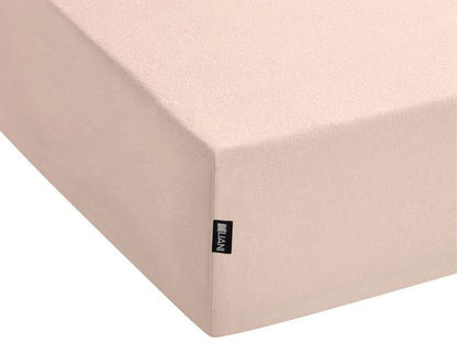Hofuf bomuldslagen med elastik 140x200 cm beige 1 stk.