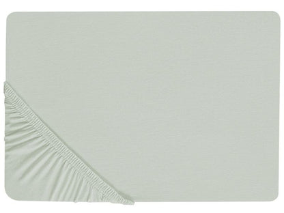 Janbu elastisk lagen i bomuld 140x200 cm lys grøn 1 stk.