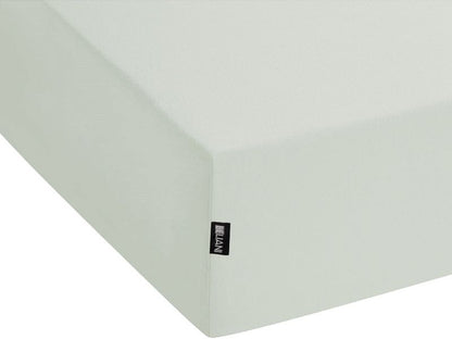 Janbu elastisk lagen i bomuld 140x200 cm lys grøn 1 stk.