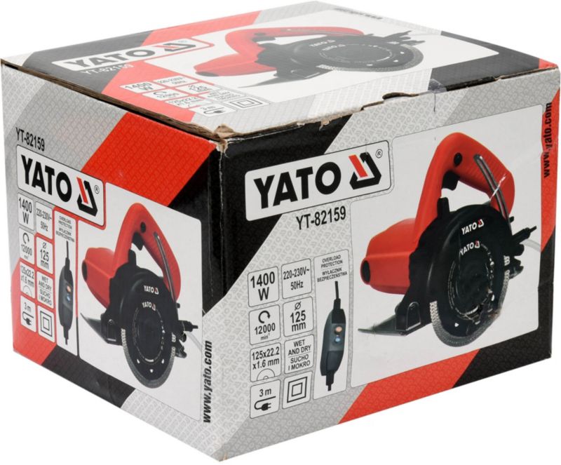 Yato fliseskærer 125 mm 1400 W