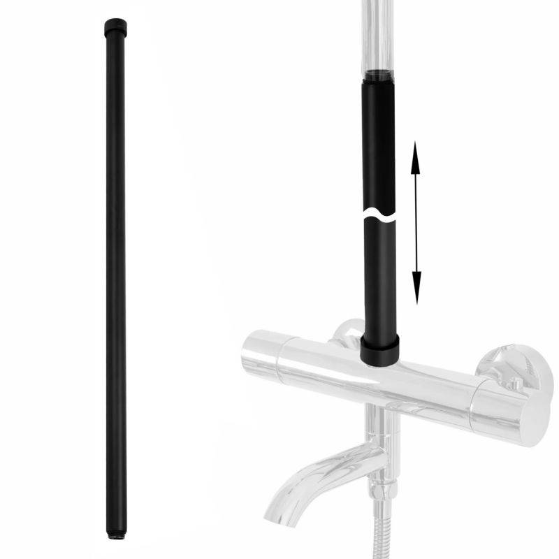 Forlængerstang til Brusesæt Sort 61,5 cm Kompatibel med LUIS, BLISS, MAX