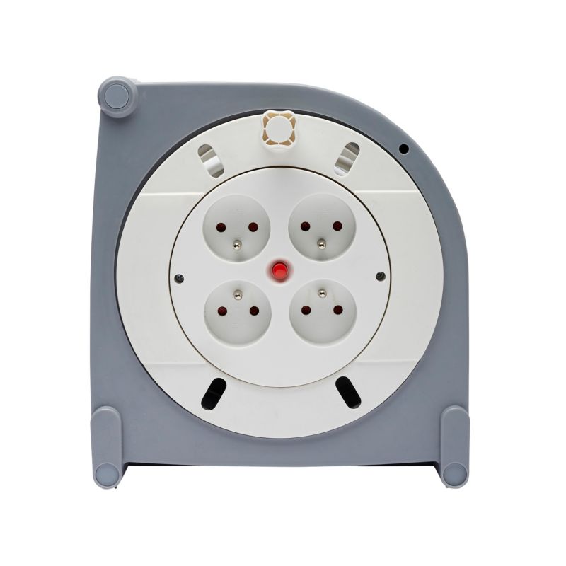Kabeltromle med forlængerledning Diall 2 x 10 A 3 x 1 mm² 15 m