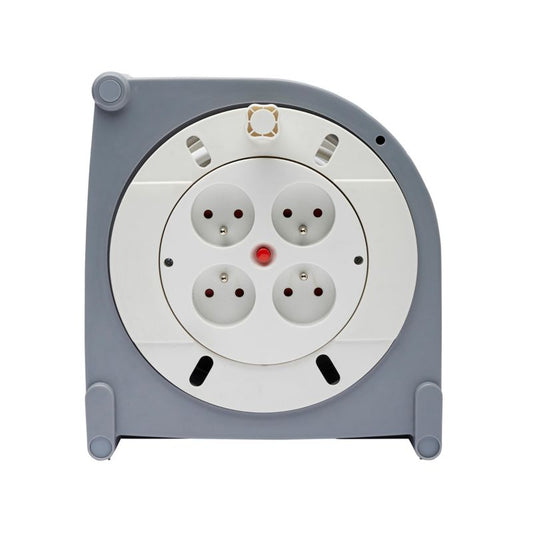 Kabeltromle med forlængerledning Diall 2 x 10 A 3 x 1 mm² 15 m