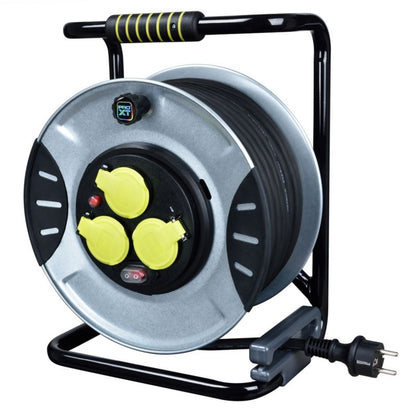 Masterplug metalisk kabeltromle 3 x 2,5 mm² 30 m