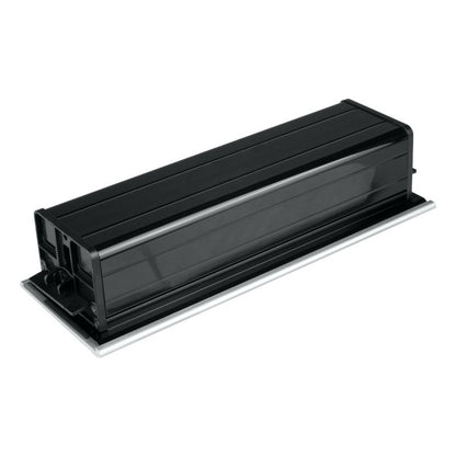 Bordmonteret forlængerledning DPM Solid med 3 stik og jordforbindelse 26,5 x 6 cm