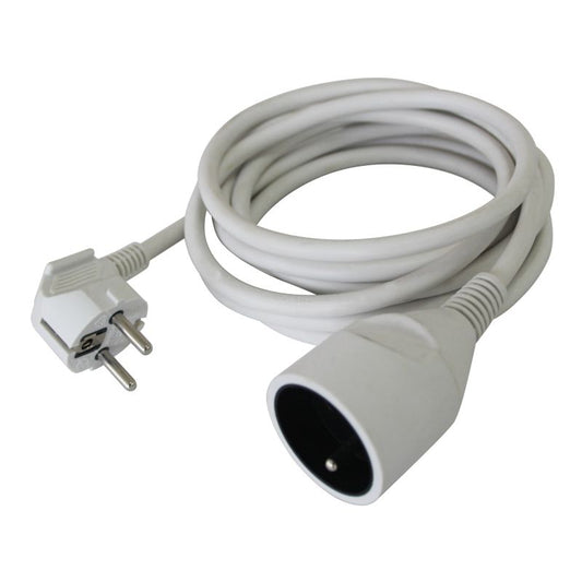 Husstandsforlængerledning 3 x 1,5 mm² 3 m hvid