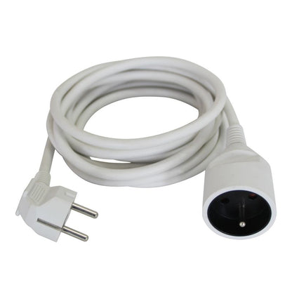 Husstandsforlængerledning 3 x 1,5 mm² 3 m hvid