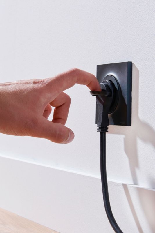 Diall boligforlængerledning 2,5 A 3 m sort